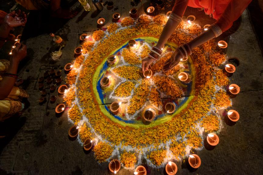Diwali,or Deepawali, is major Indian and Nepalese festive holiday, and a significant festival in Hinduism and some of the other faiths which originated in India.