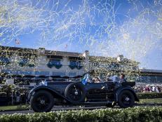 Bentley takes top honors at the Monterey car show, while Porsche Type 64 auction causes bidding chaos.