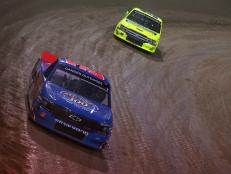 Canadian driver Stewart Friesen took a close win with 0.728 seconds on driver Sheldon Creed at the 2019 NASCAR Gander Outdoor Truck Series Eldora Dirt Derby.