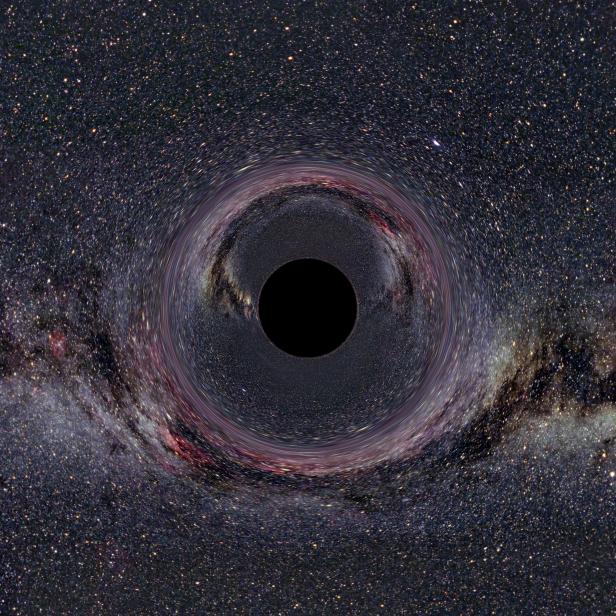 Photograph of a black hole in the milky way. Dated 2014. (Photo by: Photo 12/Universal Images Group via Getty Images)