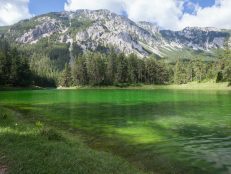 This emerald-green lake is one of Austria's most beautiful bodies of water.