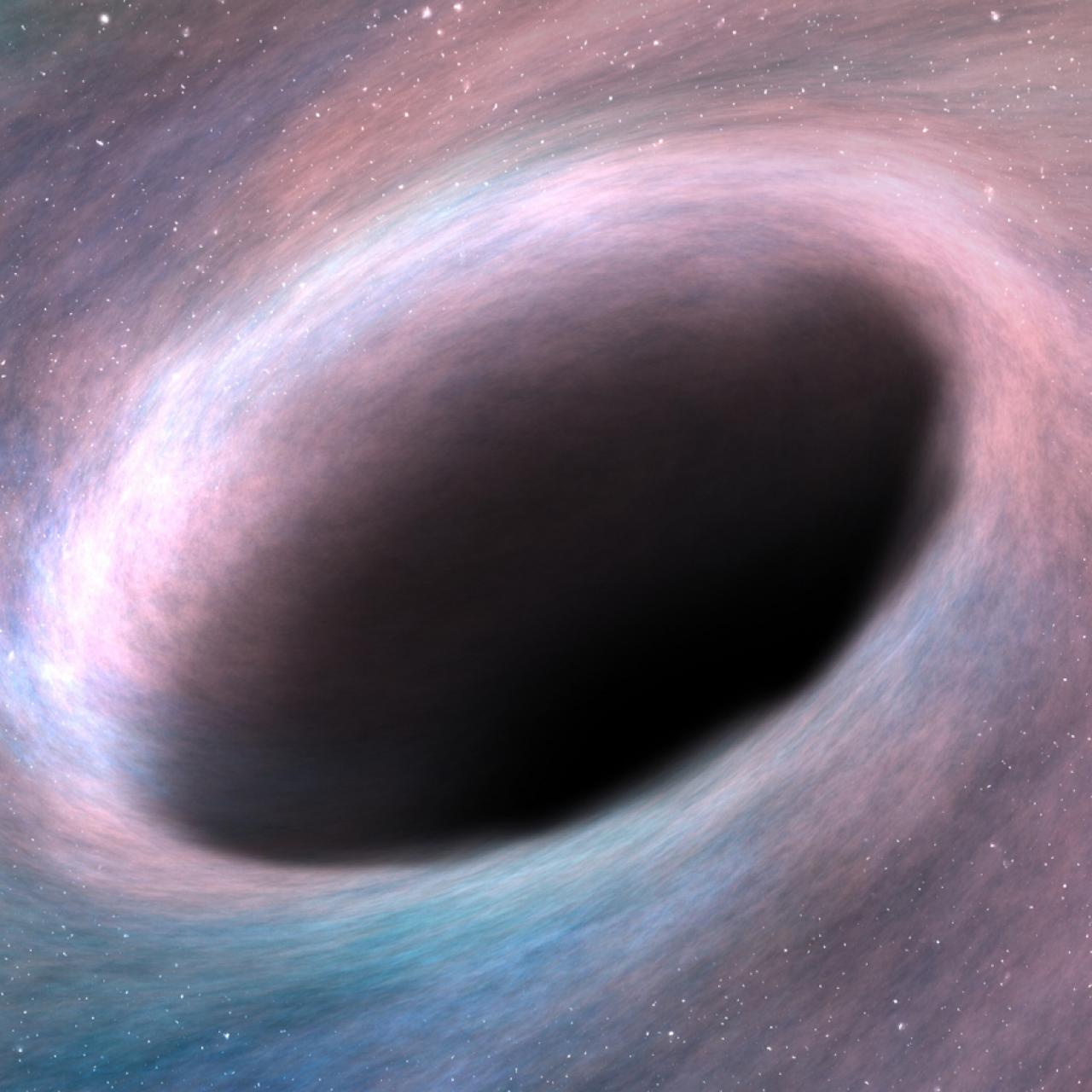 space black hole drain