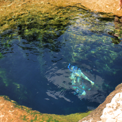 Low water levels forced Jacob's Well to close to swimmers. Now Blue Hole is  closed, too.