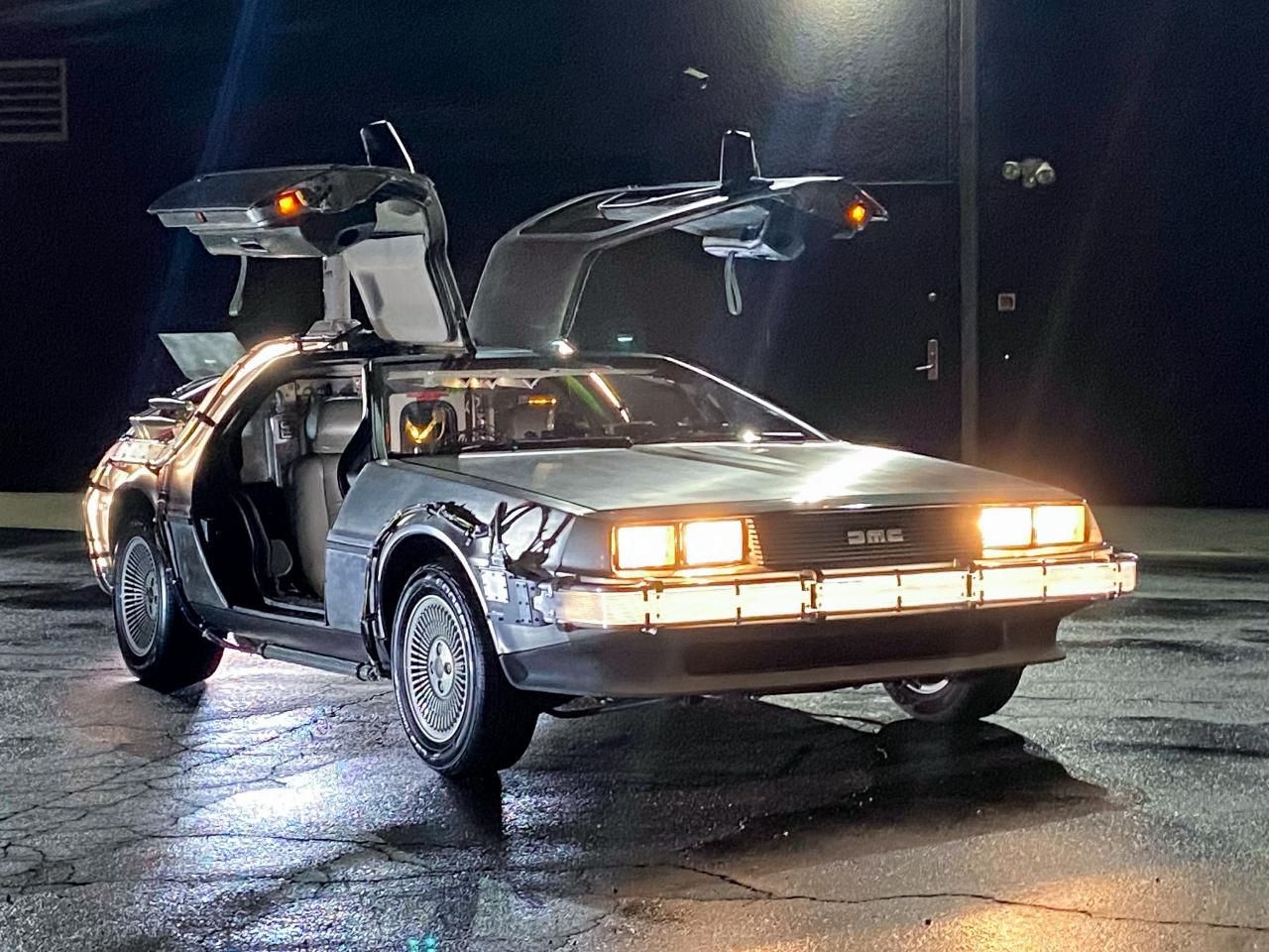 Back To The Future DeLorean Exceed Model Bandai 3-Inch