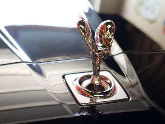 Rolls Royce hood figure.