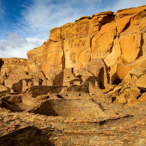 Chaco Cultural HIstoric Park, New Mexico.  Chaco Culture National Historic Park, New Mexico. One of the most enigmatic archaeological sites of the ancestral Puebloans, found in one of the most remote and rugged parts of the American Southwest.