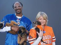 The legendary duo, Martha Stewart and Snoop Dogg, are returning to the other ‘big game’ this year. They'll be hosting, and also coaching at PUPPY BOWL XVIII, streaming on discovery+ and airing on Animal Planet Sunday, February 13 at 2PM ET/11AM PT.