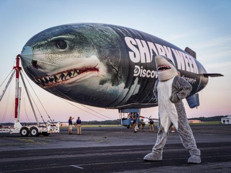 The SHARK WEEK Blimp is Coming to a City Near You