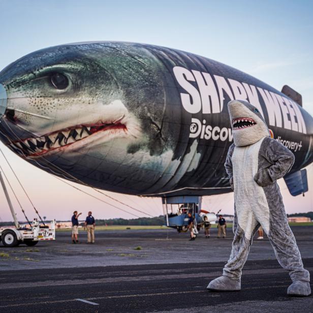 The SHARK WEEK Blimp is Coming to a City Near You The Latest Shark