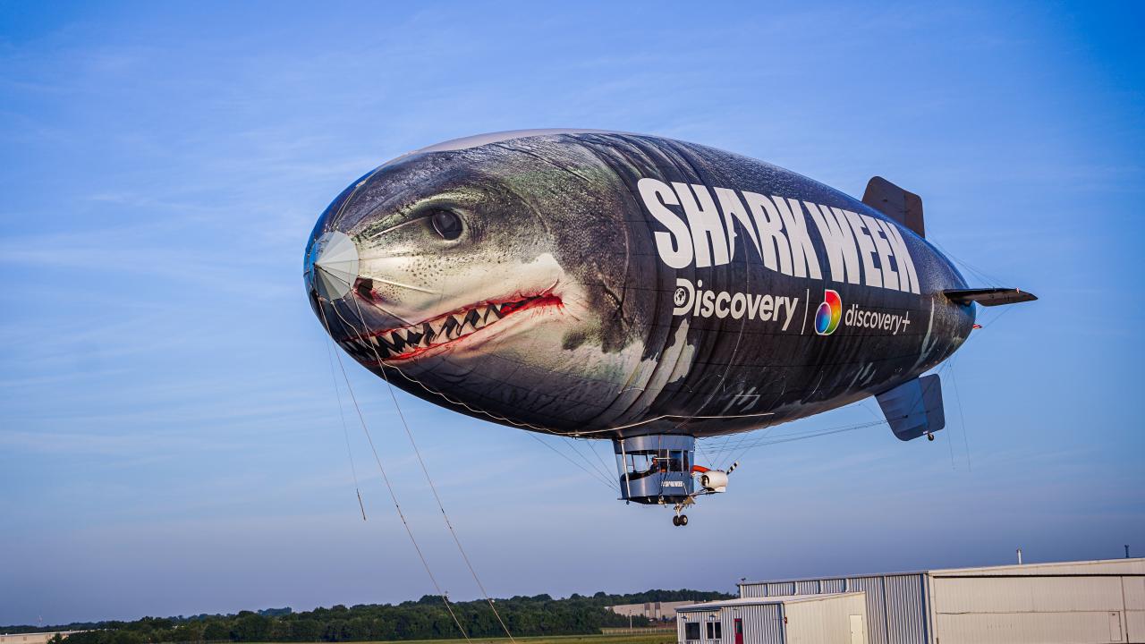 Shark Week blimp to stalk the skies of the Jersey Shore this week