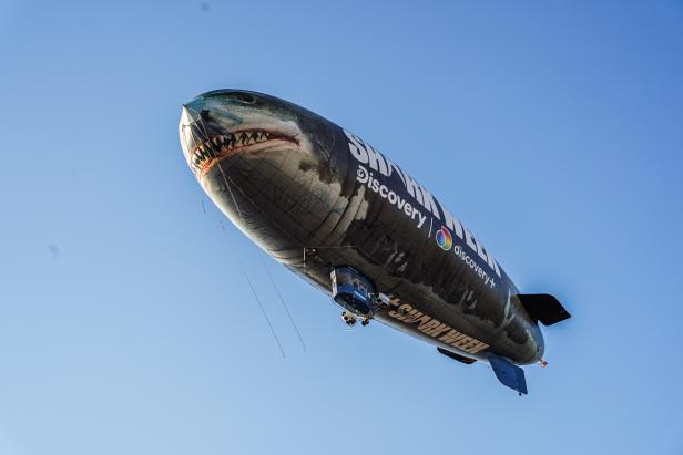 Shark Week blimp to stalk the skies of the Jersey Shore this week