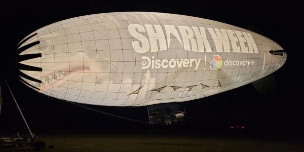 Shark Week blimp to stalk the skies of the Jersey Shore this week