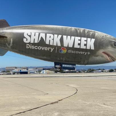 See the Shark Week Blimps Soaring over America this July