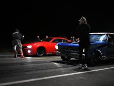 JJ da Boss (Jonathan Day) and Ryan Martin at the starting line.