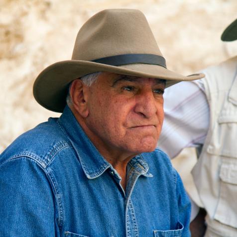 Dr Zahi Hawass in the West Valley of the Kings