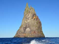 Join Discovery about 350 miles off the coast of Australia where we visit Ball's Pyramid. At 1,844 feet above the Pacific, it's the world's tallest sea stack; it's also one of the last dry remnants of a sunken content. The monolithic natural structure formed after years of erosion from an ancient shield volcano about 7 million years ago, and it's home to what is arguably the rarest insect in the world.