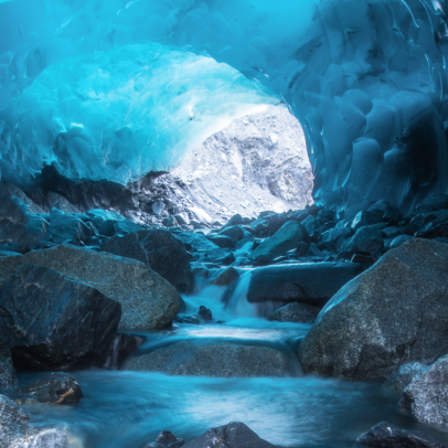 Your Chance to Walk Through These Gorgeous Glacier Caves May Not