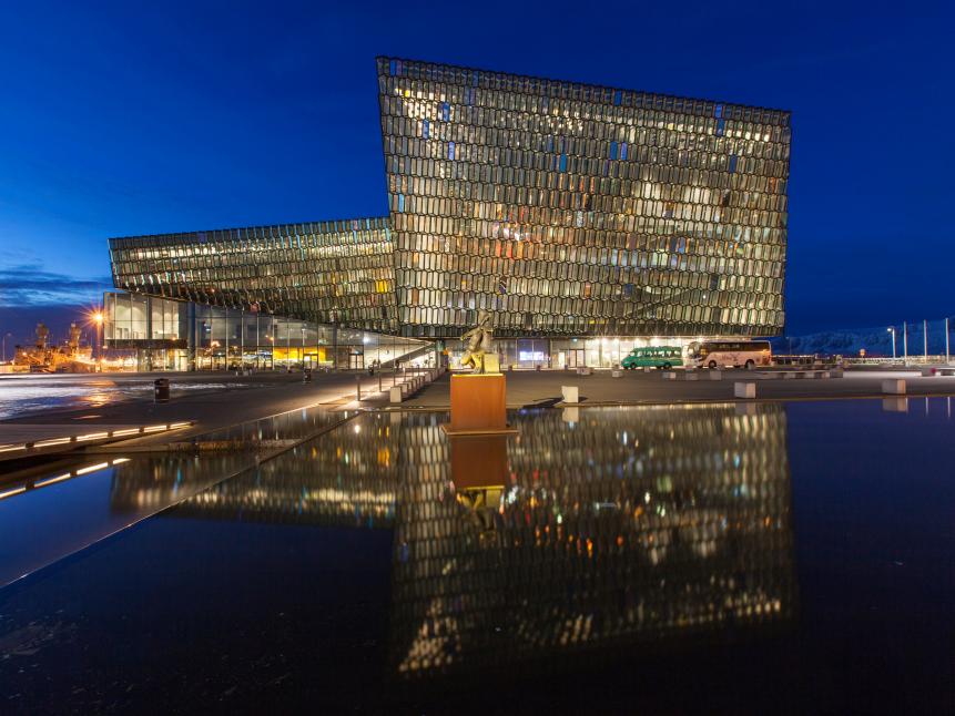 Known for its avant-garde design and bubbling creative energy, Iceland offers plenty of inspiration in its dramatic landscapes and natural wonders. One of the most prominent examples of this is Harpa, the dazzling concert hall and conference center with a glass-block facade that glitters and changes color on the Reykjavik Harbor. Artist Olafur Eliasson designed the facade to evoke a glacier’s interplay with light. Home of the Iceland Symphony Orchestra and the Icelandic Opera, Harpa also has hosted performances for Iceland Airwaves, the annual music festival that draws some of the world’s top musicians of the moment. Iceland’s most renowned musicians have also performed here, including Sigur Ros, Bjork and Of Monsters and Men.