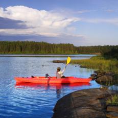 Kayaking in Voyageurs National Park