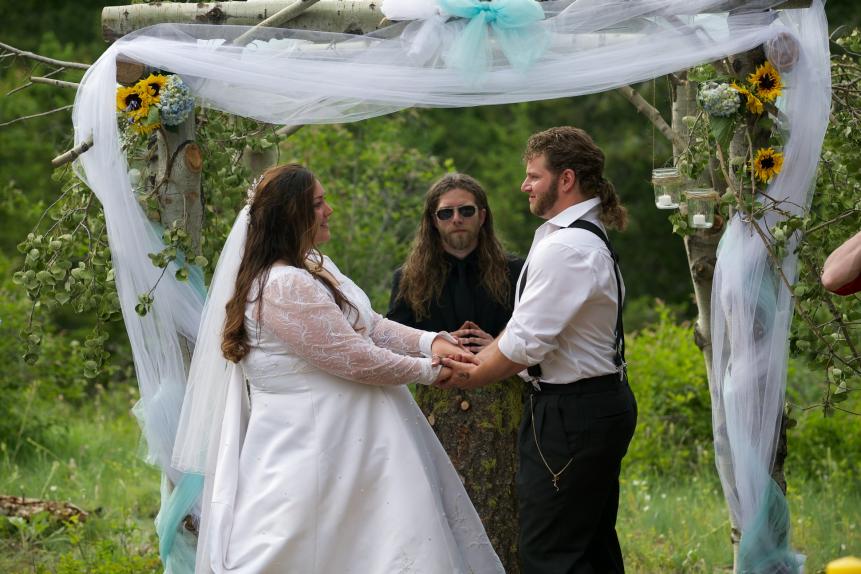 Alaskan Bush People Gabe and Raquell Wedding