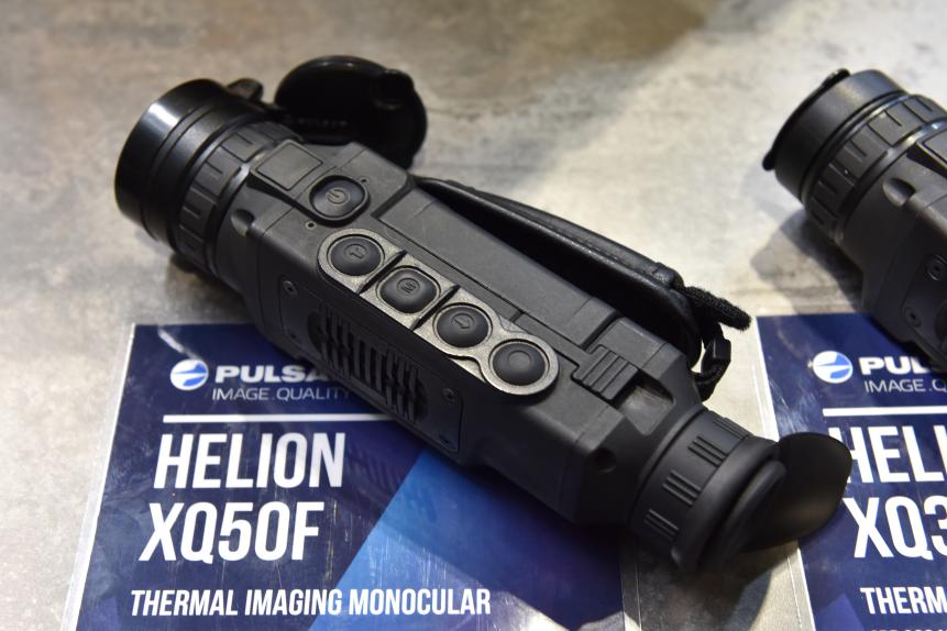BIRMINGHAM, ENGLAND - FEBRUARY 15: A thermal imaging monocular on display at NEC Arena on February 15, 2019 in Birmingham, England. The show is the UKâ  s flagship shooting event, the shooting industryâ  s leading manufacturers, distributors, retailers and shooting organisations come together to offer visitors the largest and most varied choice of shooting related products. (Photo by John Keeble/Getty Images)