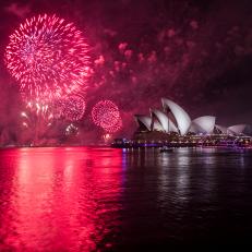 SYDNEY, AUSTRALIA - JANUARY 1:  The midnight fireworks light up the Sydney Opera House during New Year's Eve celebrations on January 1, 2019 in Sydney, Australia.  (Photo by Jessica Hromas\City of Sydney/Getty Images)