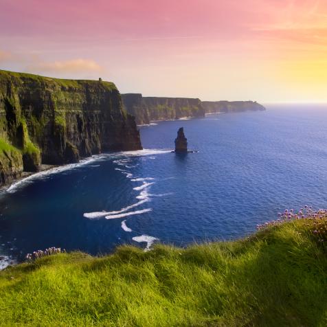 The Cliffs of Moher in County Clare are Ireland's most visited natural attraction