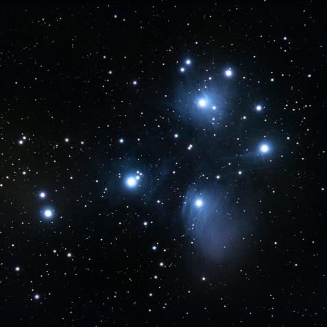 M45 pleiades open star cluster