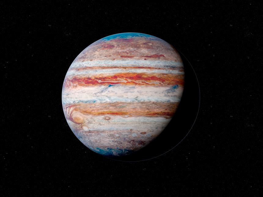 Illustration of Jupiter.