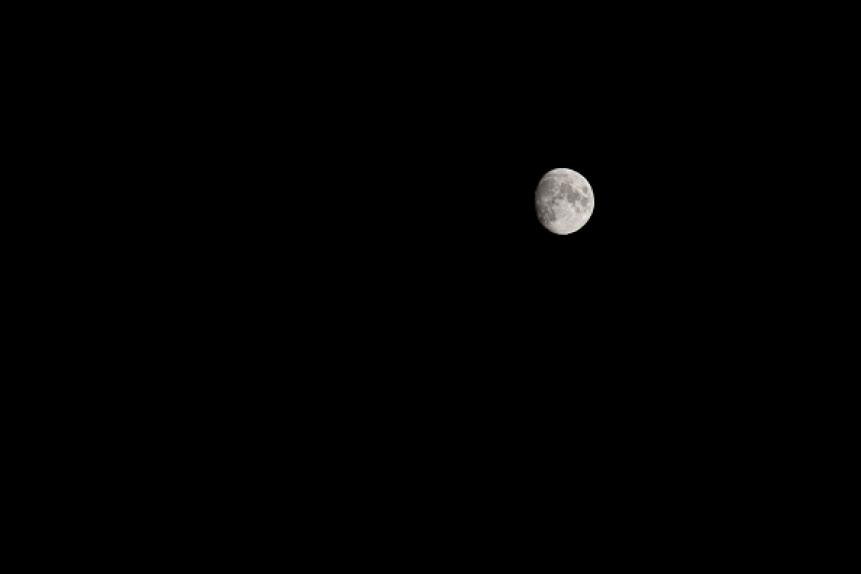 SHELTON, WA - AUGUST 29: The moon rises over the Skyline Drive In on August 29, 2020 in Shelton, WA . Due to ongoing coronavirus social distancing restrictions, the one-night drive-in Metallica concert event at over 300 drive-ins throughout the country is broadcasting two separate performances on large LCD screens with sound played through car radios. (Photo by Jim Bennett/Getty Images)