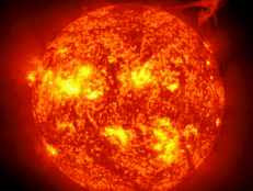Sure, the sun looks all calm up there in the sky. Kids even put little smiley faces on the sun when they draw it. But look closer and you’ll find that our sun has a nasty, violent temper.