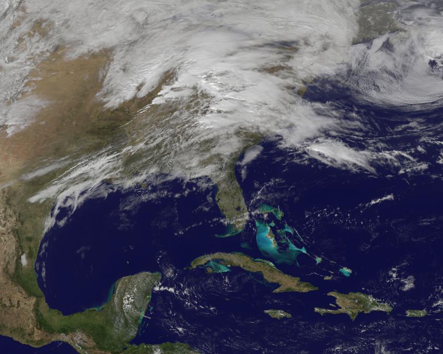 Severe Weather System Seen on NASA Satellite