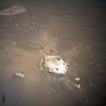 New Photos of Martian Space Wreckage