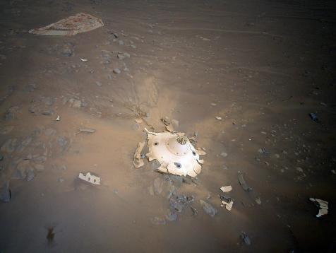 New Photos of Martian Space Wreckage