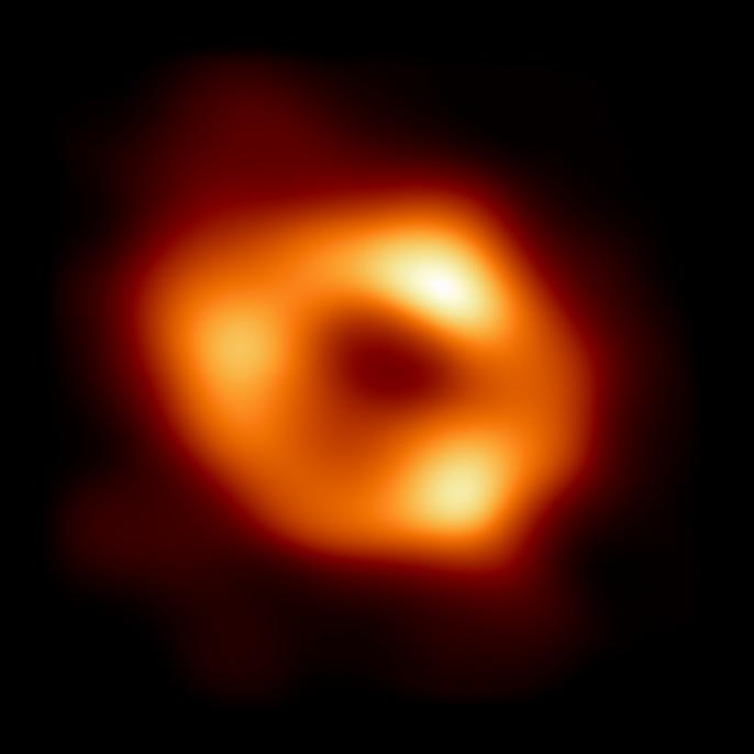 First image of the supermassive black hole at the center of the Milky Way Galaxy