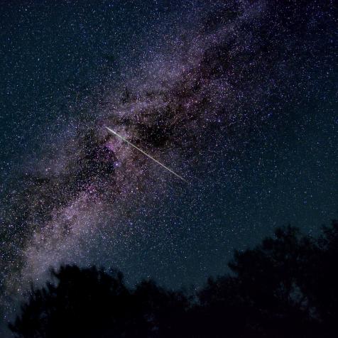 Beautiful night shots of the Milky Way on the Perceids meteor shower