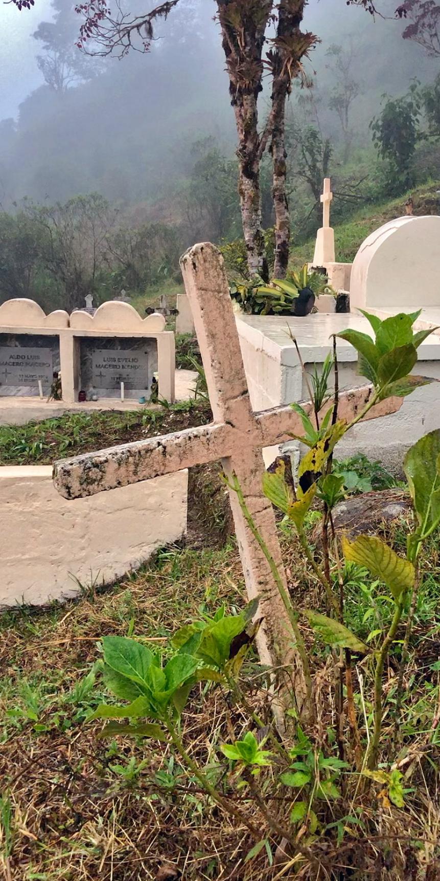 A graveyard in Ecuador.