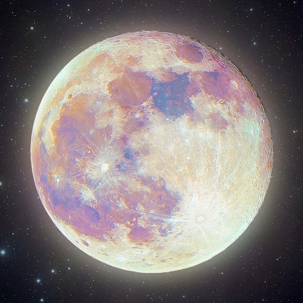 outer space moon