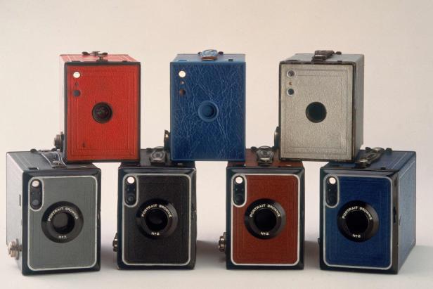 first camera invented by george eastman