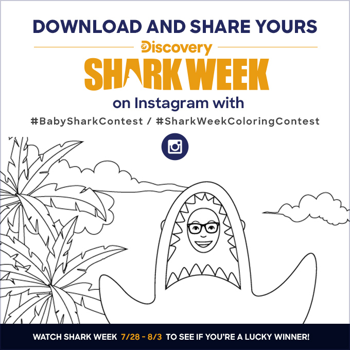 Shark Week Coloring Contest | Discovery