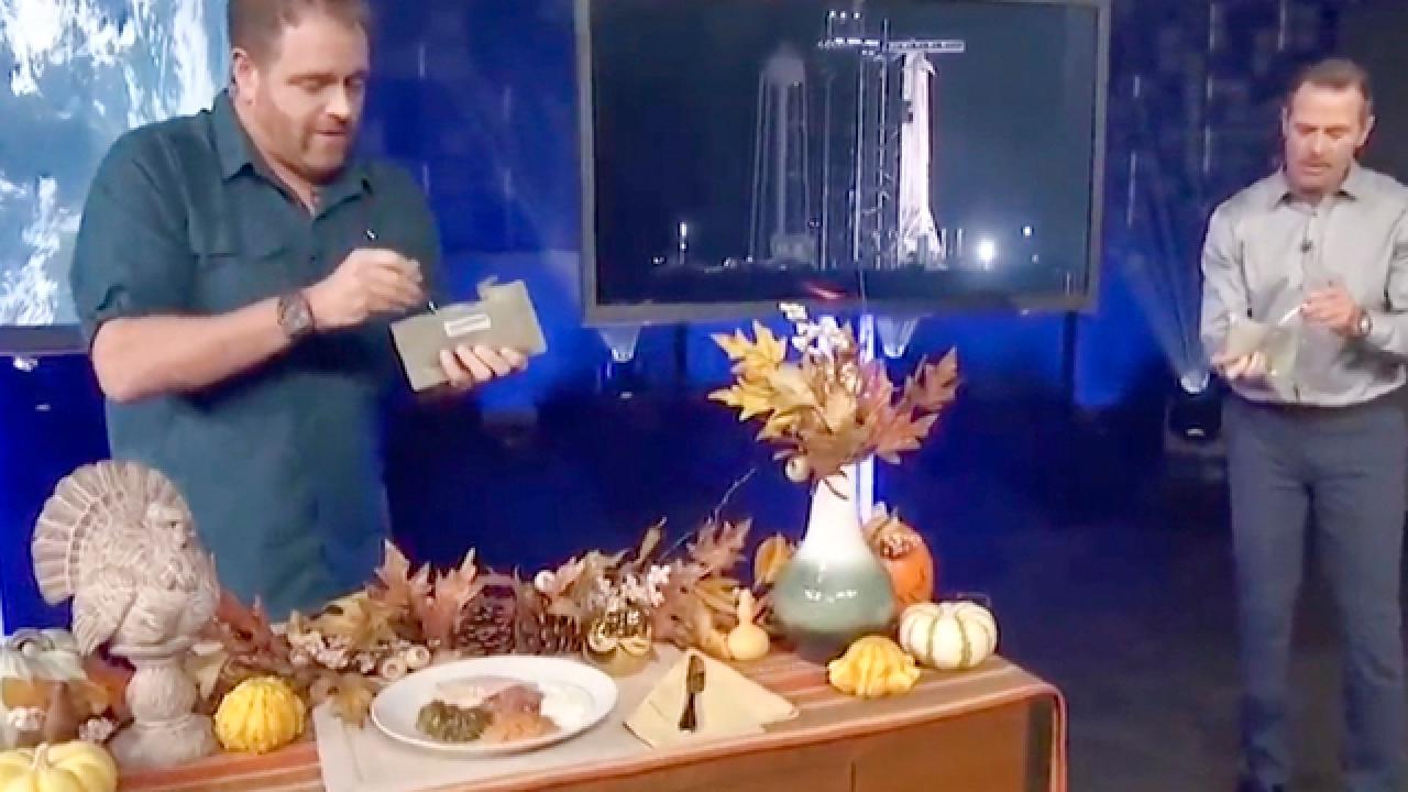Thanksgiving Food from the ISS